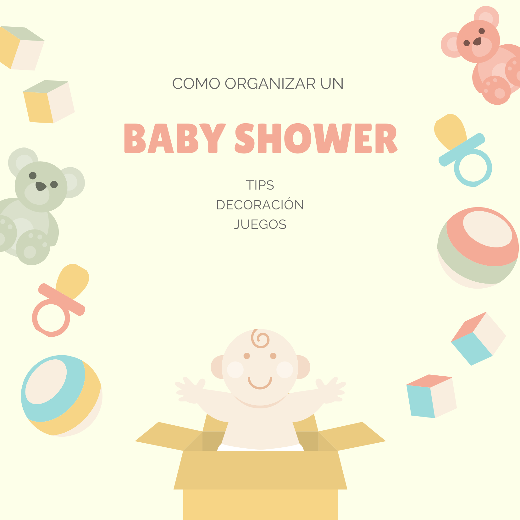 Como organizar un Baby Shower